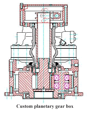 Custom planetary gear box